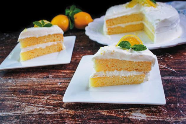Lemon lovers layer cake