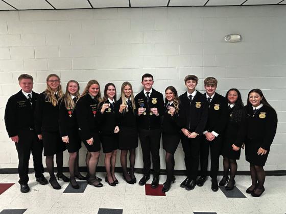 Morrison FFA students compete at Kellyville Speech Contest, Murray State Interscholastic