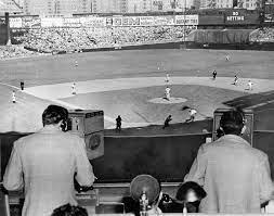 First televised Major League baseball game