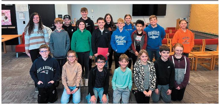 Morrison students recently participated in a Spelling Bee.