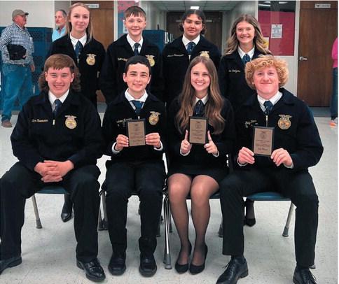 Perry FFA recently competed in the Regional Speech Contest in Chisholm.