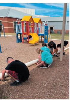 While the 2022-23 wrestling season hasn’t started, Perry Maroon Wrestlers and Matmaids have been seen pulling weeds and cleaning up the Elementary playground before practices and the season starts as a way of giving to the younger generations