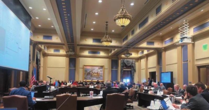 The Oklahoma Senate Education Committee conducts its first meeting of the 2022 legislative session on Tuesday, Feb. 8, 2022.