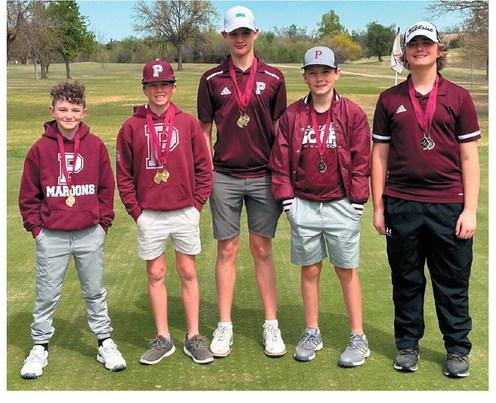 First place finish for Perry Junior High golf team