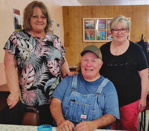 New manager of Wheatheart Nutrition, Victoria Hamilton is pictured above at left with Joe Harms, President of the Grandparents Club, and Fran Blocker who is Vice President of club.