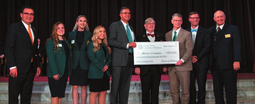 Masonic Charity Foundation of Oklahoma gifts $800,000 to Oklahoma 4-H Foundation