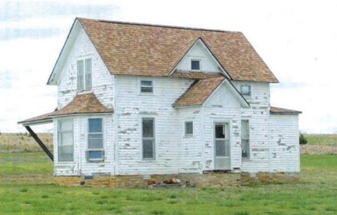 The donated farmhouse is set to be demolished but there is no set date