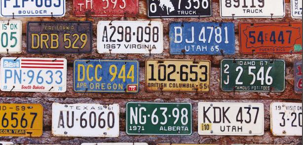 Thursday, April 25th is National License Plate Day