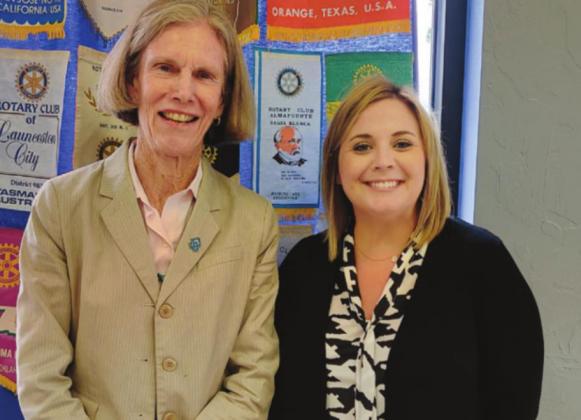 Nancy Anthony with the Oklahoma City Community Foundation, pictured above at left with Secretary Shelbi Duke